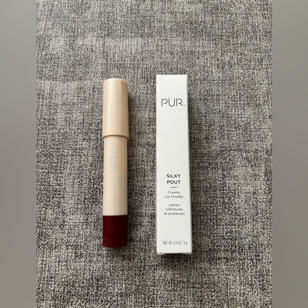 5 items x $25 PÜR COSMETICS Silky Pout Creamy Lip Chubby ( Sugar plum) NWT